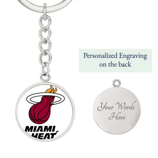 Miami Heat (Circle Keychain)