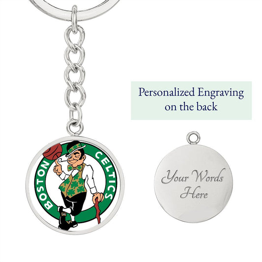 Boston Celtics (Circle Keychain)