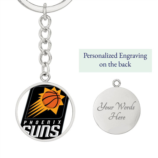 Phoenix Suns (Circle Keychain)