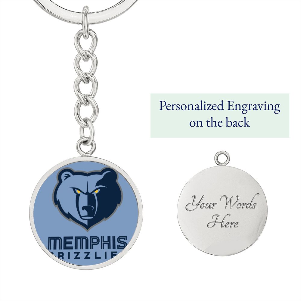 Memphis Grizzlies (Circle Keychain)