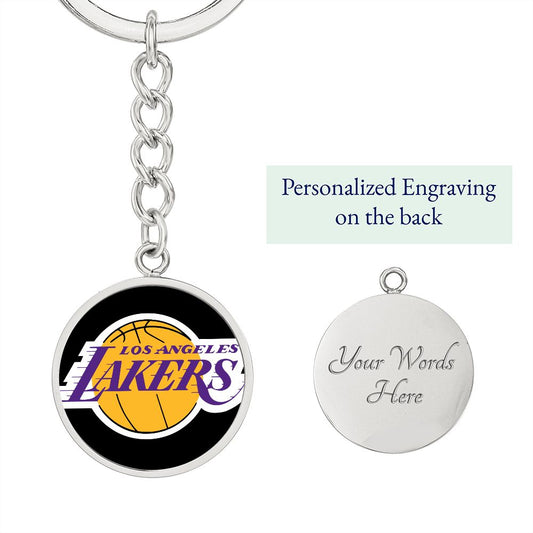 LA Lakers (Circle Keychain)