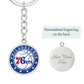 Philadelphia 76ers (Circle Keychain)