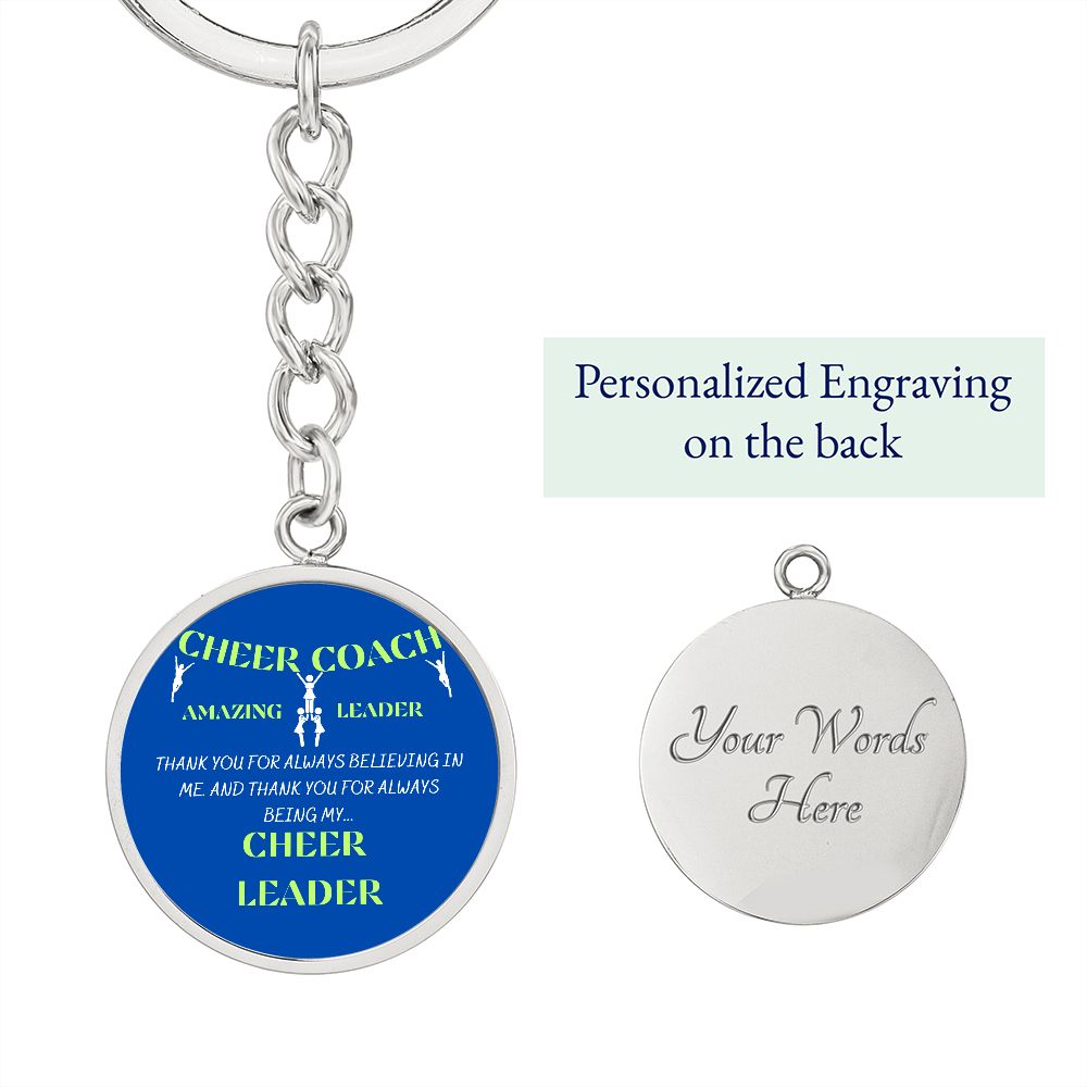 Cheer Coach (Circle Key Chain)