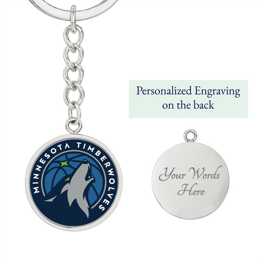 Minnesota Timberwolves (Circle Keychain)