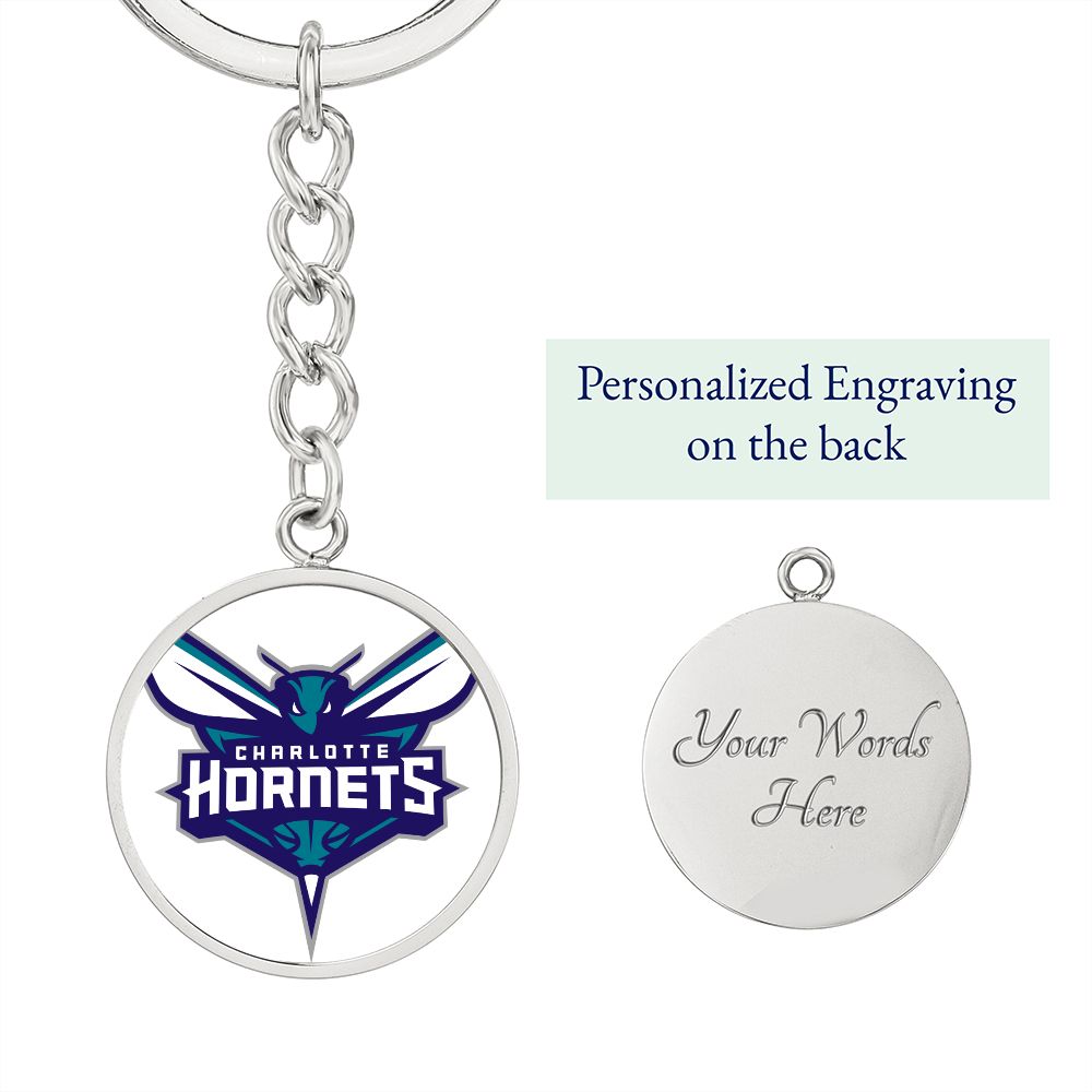 Charlotte Hornets (Circle Keychain)