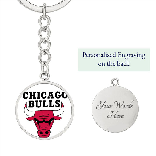 Chicago Bulls (Circle Keychain)