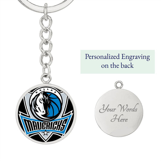 Dallas Mavericks (Circle Keychain)