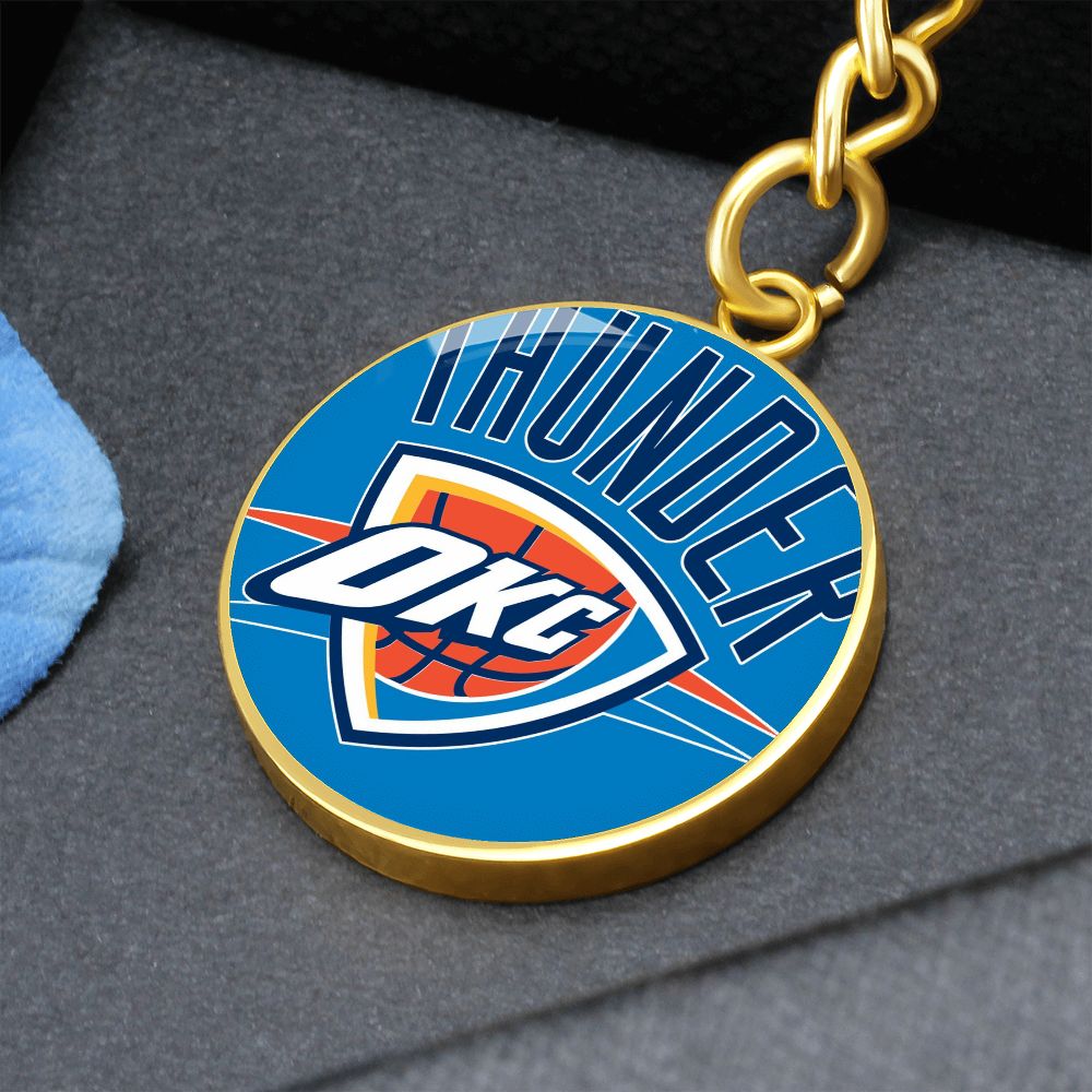 OKC Thunder (Circle Keychain)