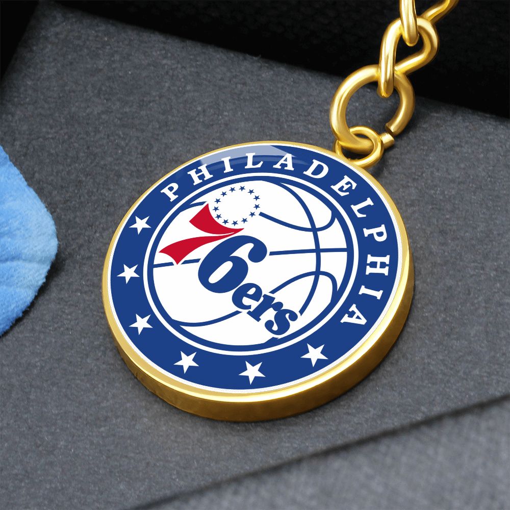 Philadelphia 76ers (Circle Keychain)