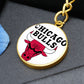 Chicago Bulls (Circle Keychain)