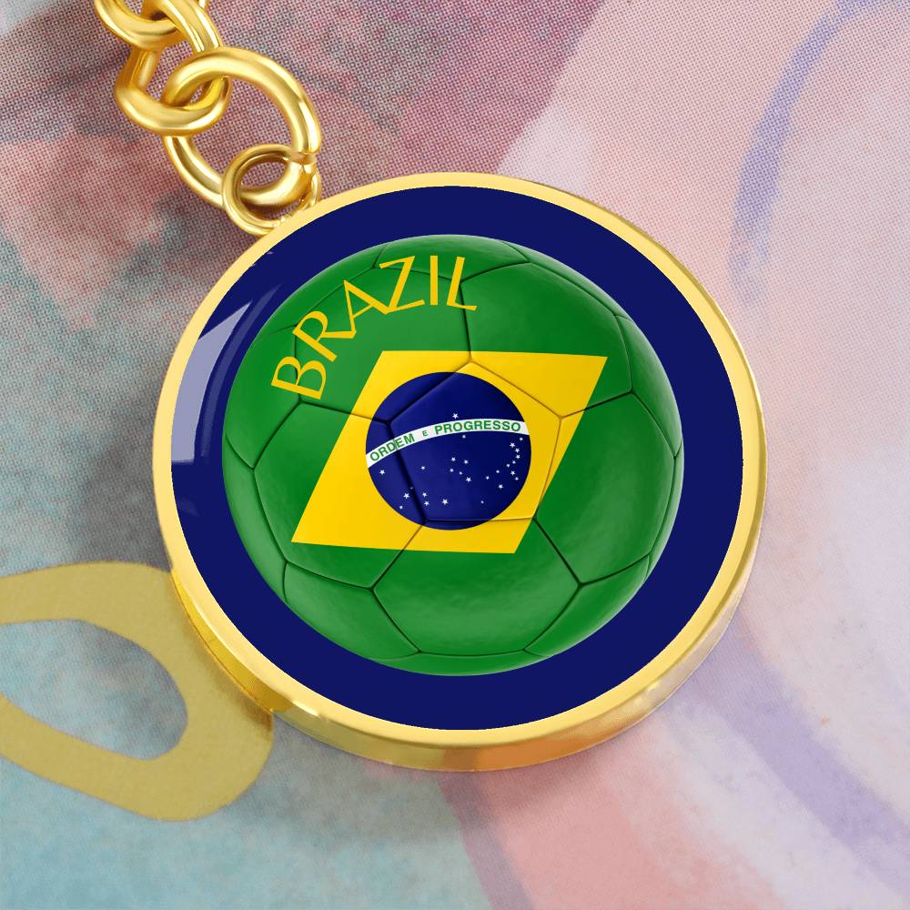 Brazil Football (Keychain)