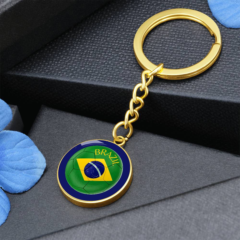 Brazil Football (Keychain)