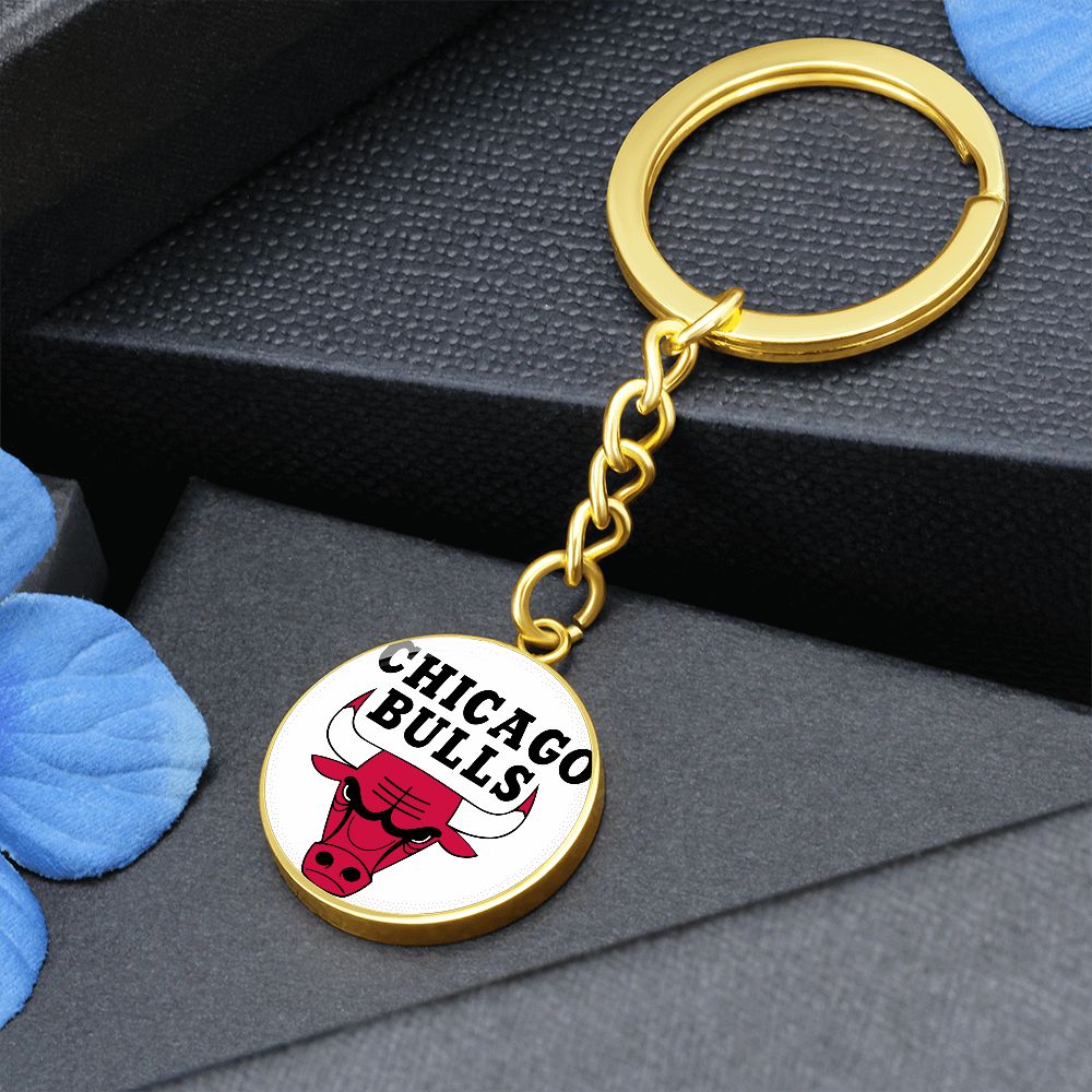 Chicago Bulls (Circle Keychain)