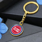 Detroit Pistons (Circle Keychain)