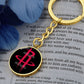 Houston Rockets (Circle Keychain)