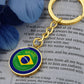 Brazil Football (Keychain)