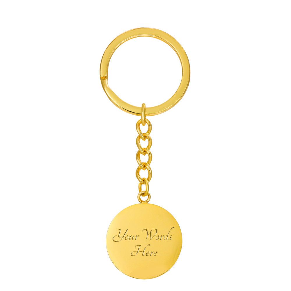 Cheer Coach (Circle Key Chain)