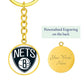 Brooklyn Nets (Circle Keychain)