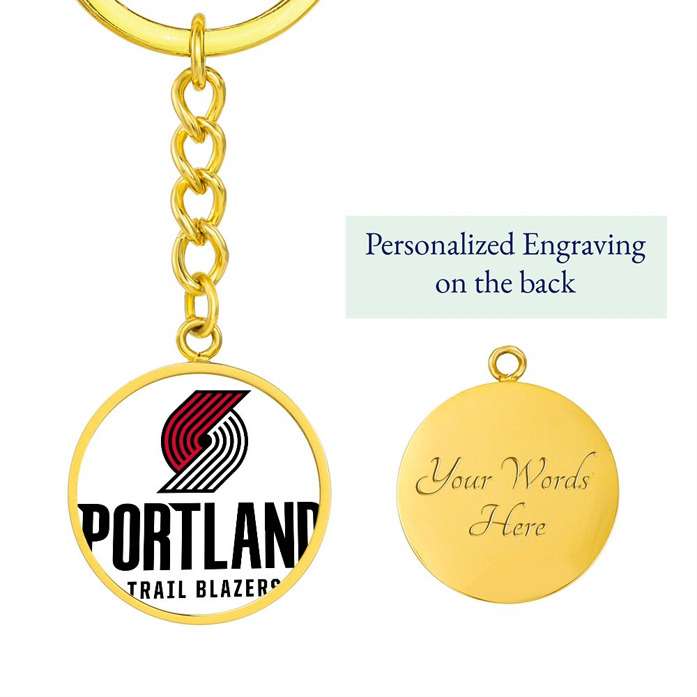 Portland Trail Blazers (Circle Keychain)