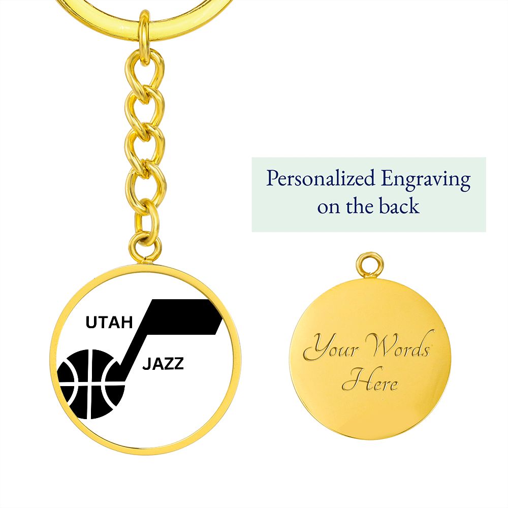 Utah Jazz (Circle Keychain)