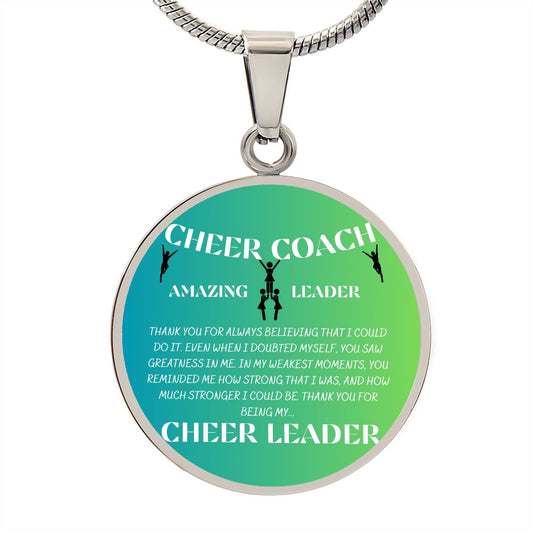 Cheer Coach Necklace