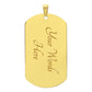 Grandma and Grandson Dog Tag