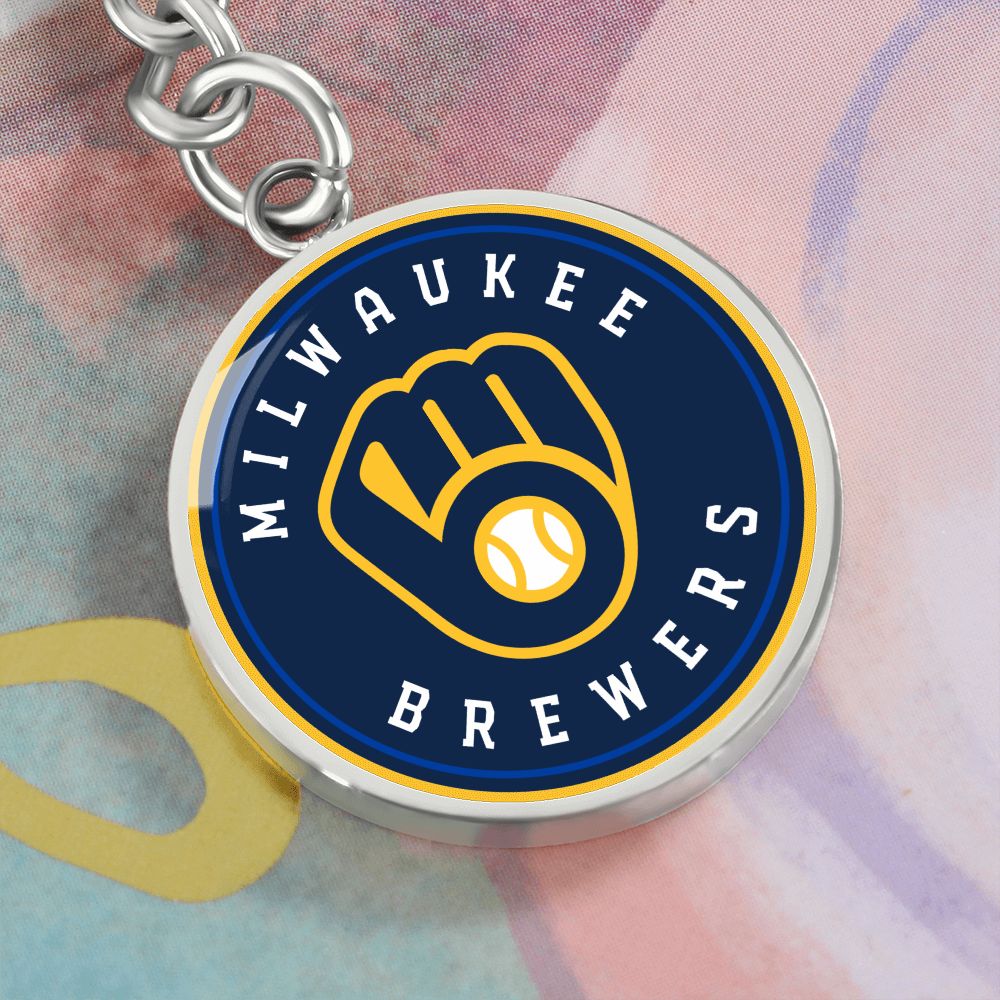 Milwaukee Brewers (Circle Keychain)