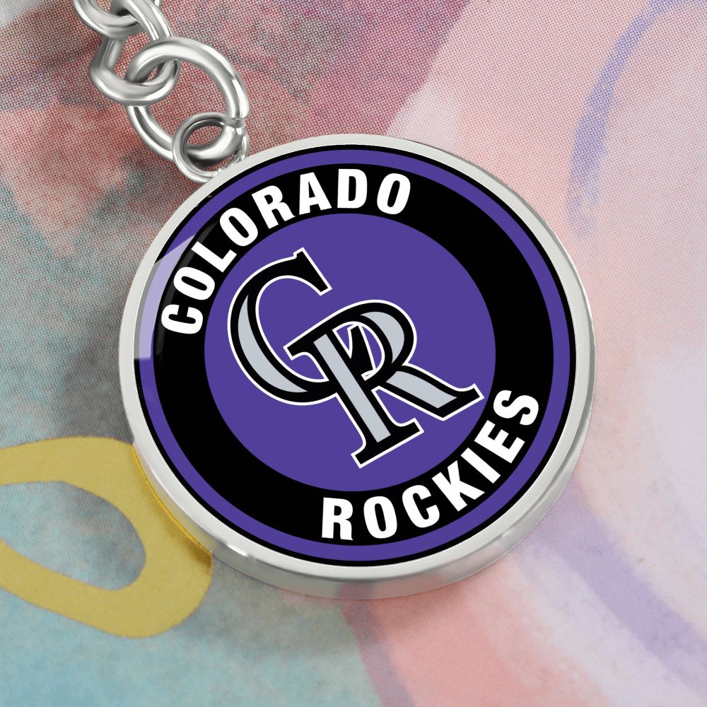 Colorado Rockies (Circle keychain)