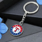 Texas Rangers (Circle Keychain)