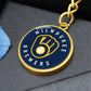 Milwaukee Brewers (Circle Keychain)