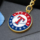 Texas Rangers (Circle Keychain)