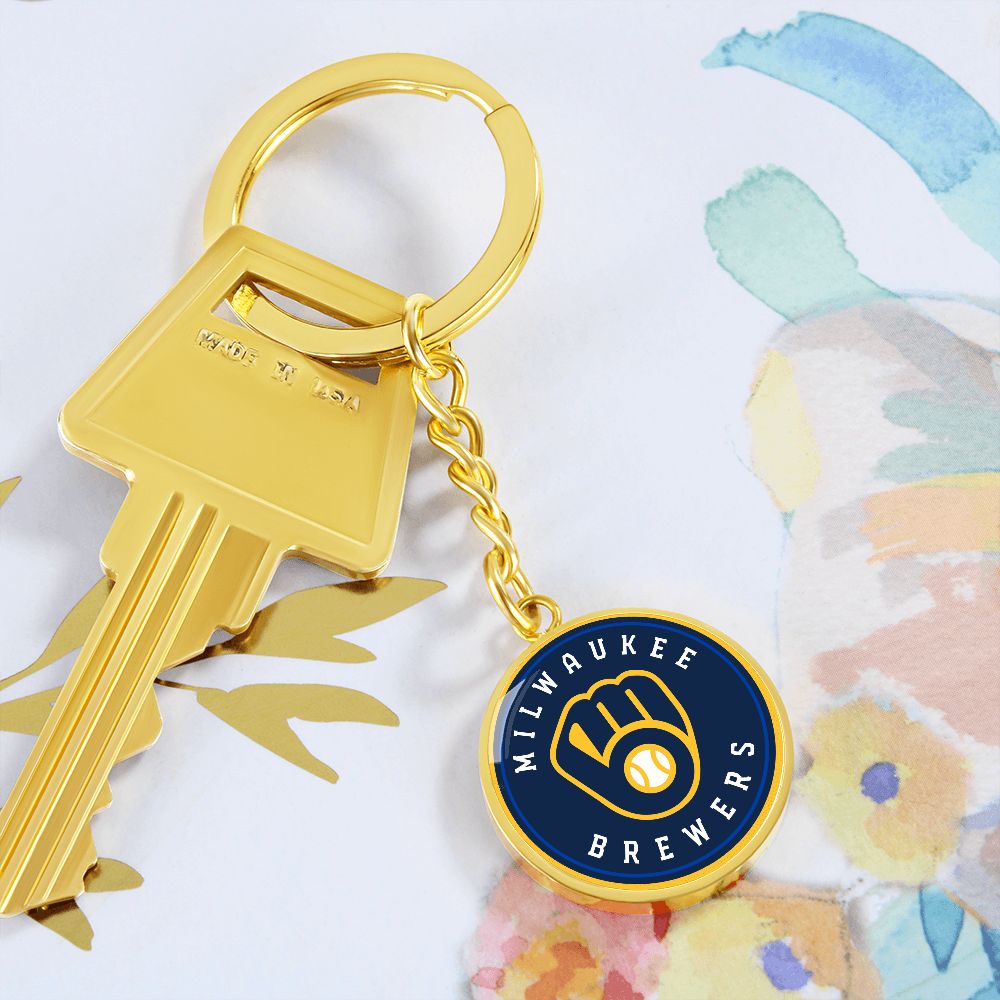 Milwaukee Brewers (Circle Keychain)