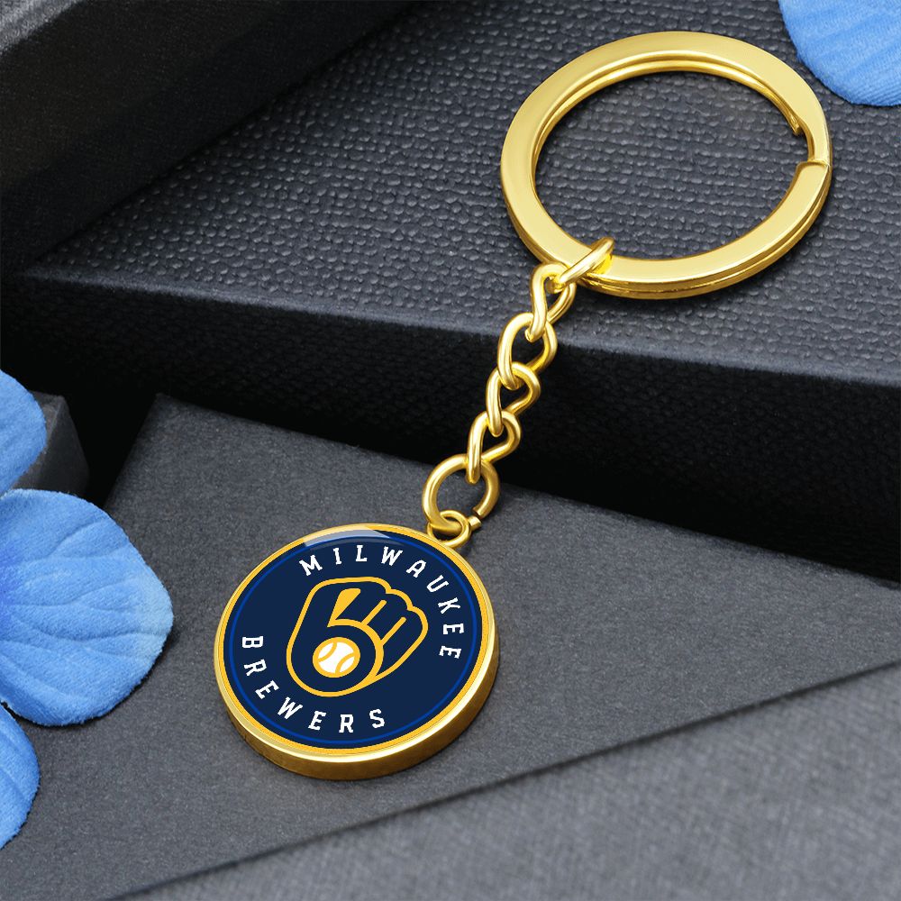 Milwaukee Brewers (Circle Keychain)