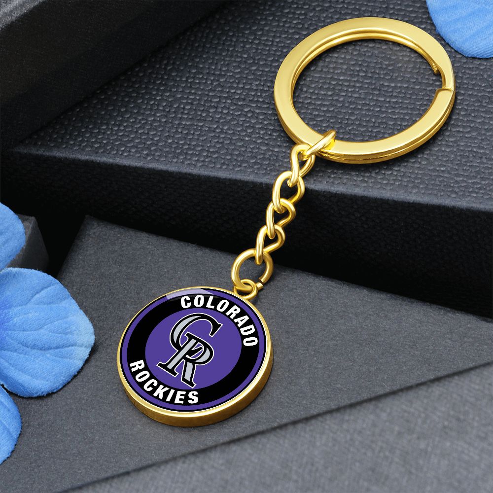 Colorado Rockies (Circle keychain)